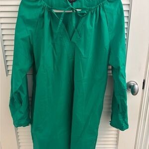 Banana Republic Vibrant Green Dress